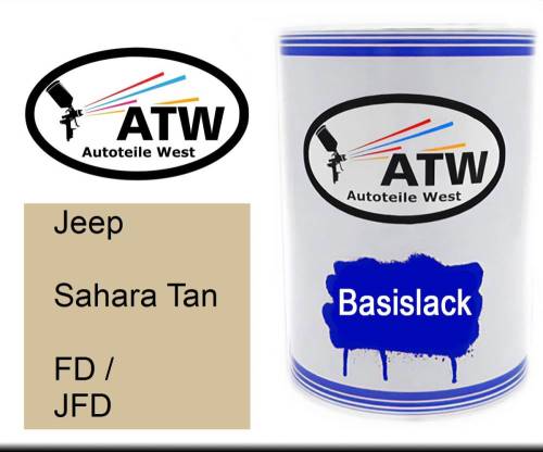 Jeep, Sahara Tan, FD / JFD: 500ml Lackdose, von ATW Autoteile West.